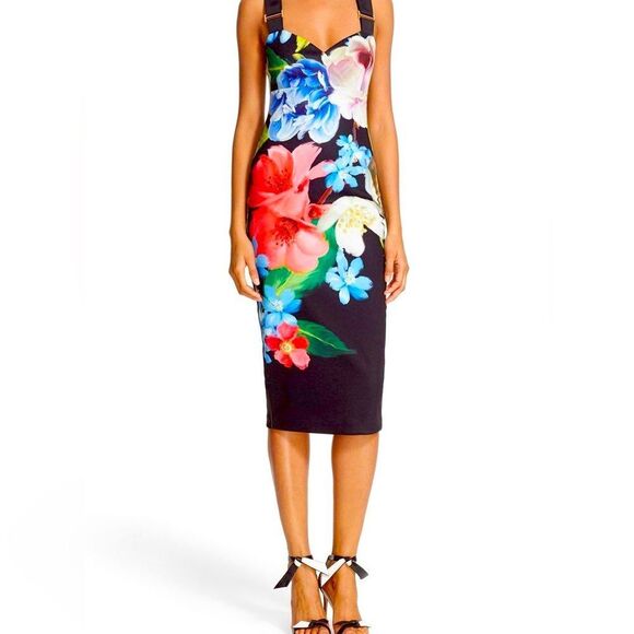 Ted Baker London Dresses & Skirts - BNWOT Ted Baker London 'Alexie' Floral Print Midi Dress | Nordstrom Size 1